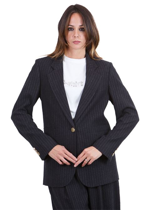 Blazer monopetto gessato ALYSI | Blazer | 154816-A4019AN