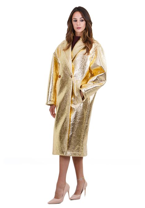 Cappotto doppiopetto shiny gold ALYSI | Cappotti | 154955-A4225GOLD