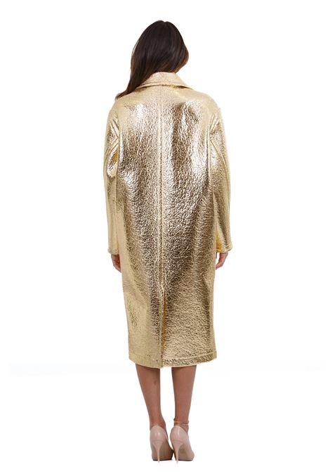 Cappotto doppiopetto shiny gold ALYSI | Cappotti | 154955-A4225GOLD