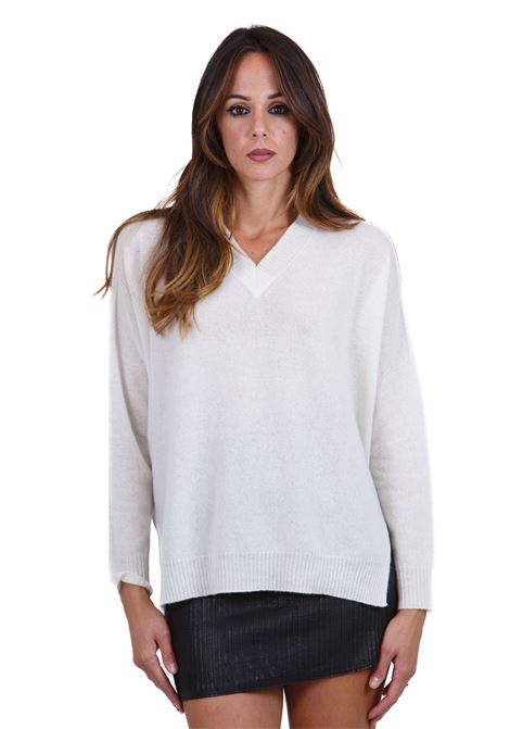 Maglia scollo a V in cashmere ALYSI | Maglie | 254442-A4034LT