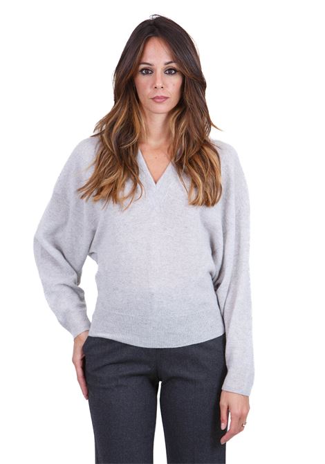 Maglia scollo a V in cashmere ALYSI | Maglie | 254464-A4231GR