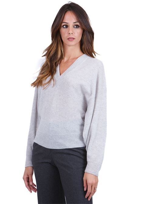 Maglia scollo a V in cashmere ALYSI | Maglie | 254464-A4231GR