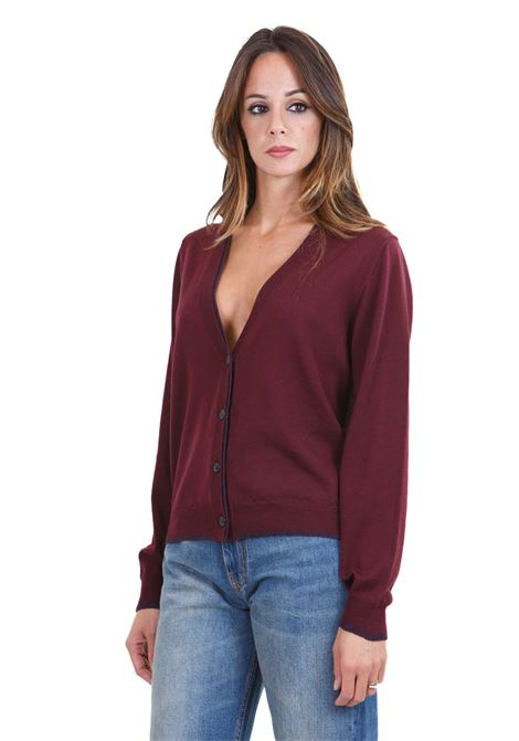 Cardigan scollo a V GRIFONI | Maglie | GS210016SR/121245