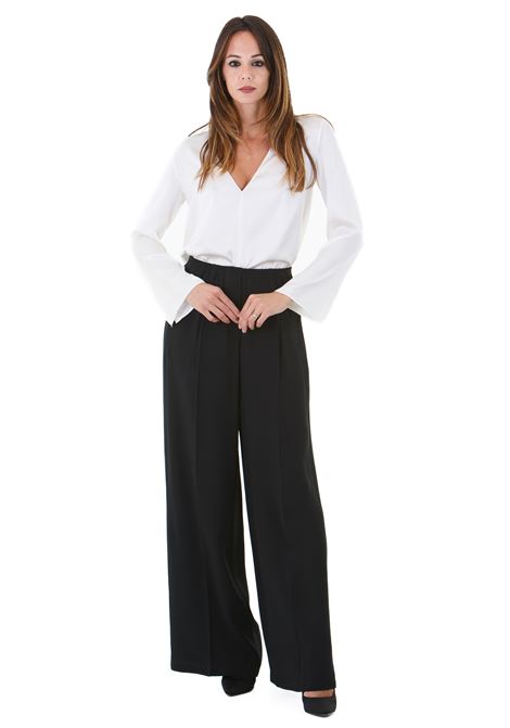 Pantalone palazzo con vita elastica JUCCA | Pantaloni | J4014008/35003