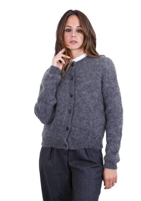 Cardigan a girocollo in mohair POMANDERE | Maglie | 242-8432-74333950