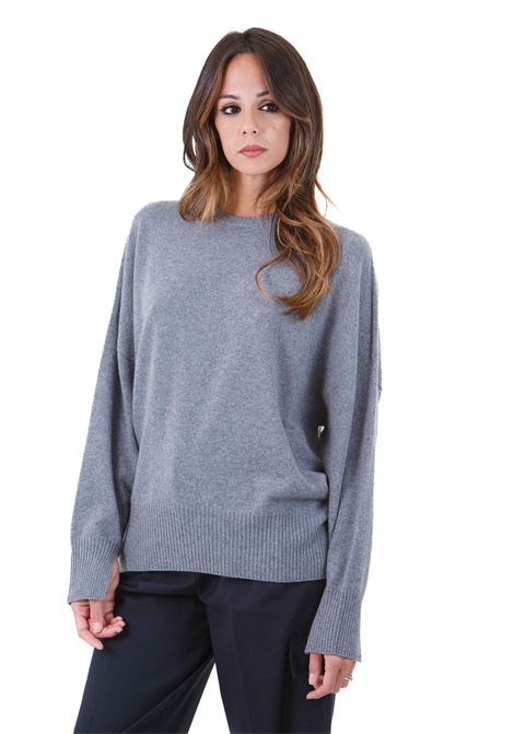 Avis maglia girocollo in misto cashmere con collo, polsi e fondo a costine SEMICOUTURE | Maglie | AVIS-Y4WD11X41-0