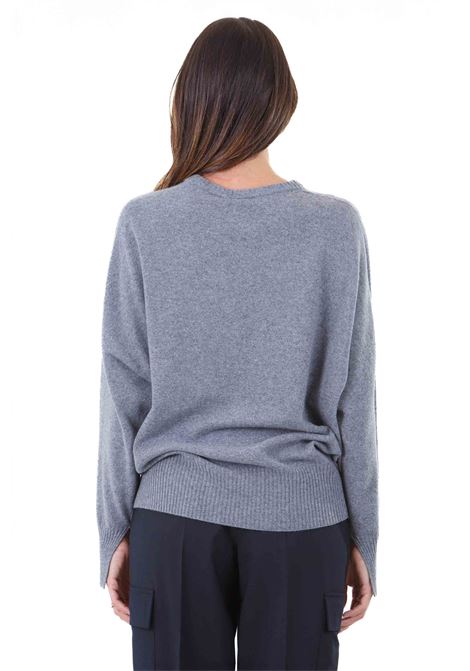 Avis maglia girocollo in misto cashmere con collo, polsi e fondo a costine SEMICOUTURE | Maglie | AVIS-Y4WD11X41-0