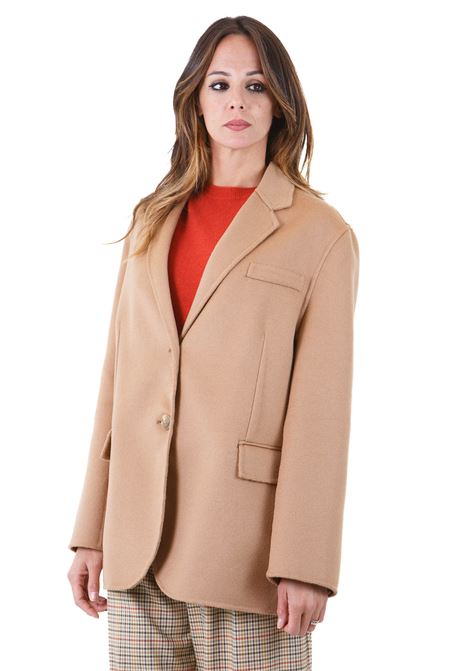 Camelia blazer monopetto in panno doppio SEMICOUTURE | Blazer | CAMELIA-Y4WV23U70-0