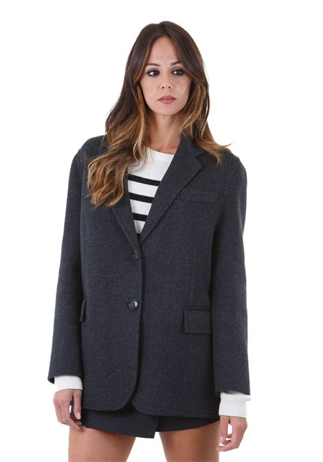 Camelia blazer monopetto con ampia scollatura a V SEMICOUTURE | Blazer | CAMELIA-Y4WV23Y49-0