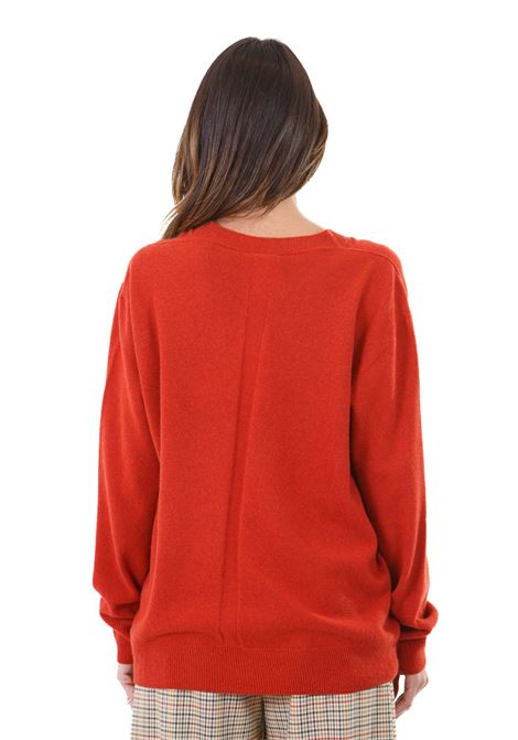 Gea maglia scollata a V in misto cashmere SEMICOUTURE | Maglie | GEA-Y4WD07C76-0