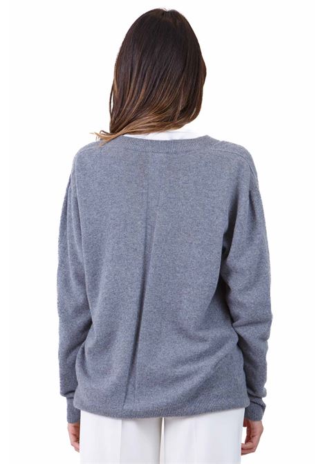 Gea maglia scollata a V in misto cashmere SEMICOUTURE | Maglie | GEA-Y4WD07X41-0