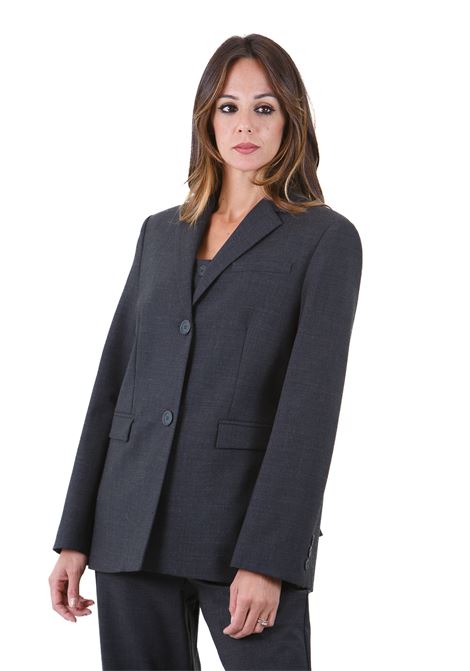 Blazer Luisa con ampia apertura sul retro con fiocco SEMICOUTURE | Blazer | LUISA-Y4WI08Y49-0