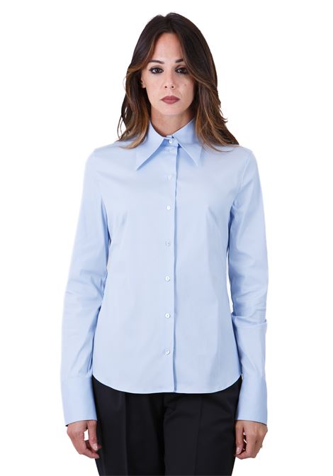 Giaia camicia slim con collo grande a punta XACUS | Camicie | GAIA-7154-15125377